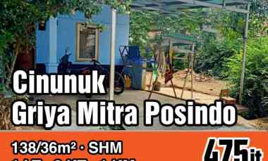 dijual rumah siap huni di griya mitra posindo