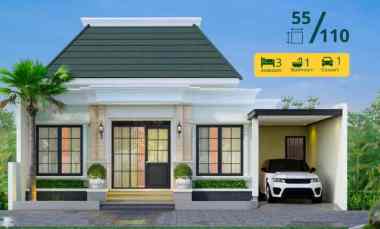Rumah Megah Pesan Bangun Type 55/95m2 di Godean Sleman 5 menit ke Pasa