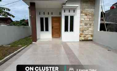 Rumah Baru On Cluster di jl. Godean km 12, Sleman dekat Pasar Godean