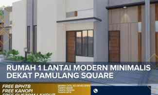 642 Cluster Baru 1 Lantai Modern Minimalis di Bambu Apus, Pamulang