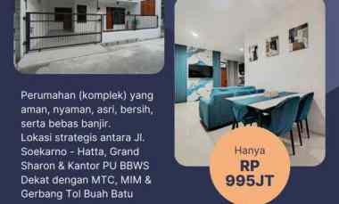 Rumah Baru Murah Siap Huni Bebas Banjir di Soekarno Hatta Bandung