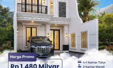 Rumah 2 lantai Nyaman Strategis Srengseng Sawah Jagakarsa Jakarta Selatan