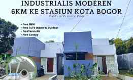 Rumah Rasa Villa Industrialis Modern dekat Stasiun Bogor