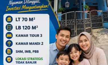 Rumah Siap Huni 2 Lantai Lokasi Strategis Karang Satria Tambun