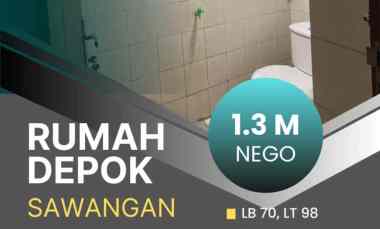 Rumah Sawangan Depok Siap Huni dalam Cluster dekat Tol Sawangan