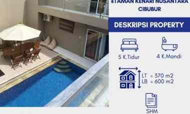 Dijual Rumah di Cibubur Full Furnished di Taman Kenari Nusantara Cibu