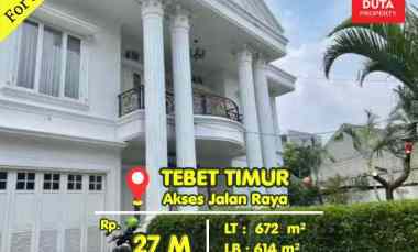 dijual rumah tebet
