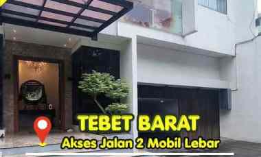 Dijual Rumah Tebet Barat 2 Lantai Ada Private Pool Akses Jalan Lebar