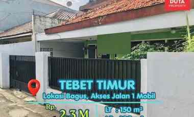 dijual rumah tebet timur