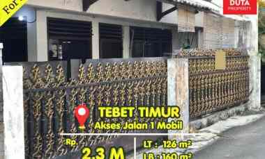 dijual rumah tebet timur