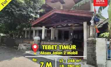 Dijual Cepat Rumah Tebet Timur Bisa Dibelah 2 Bagian Jalan 2 Mobil
