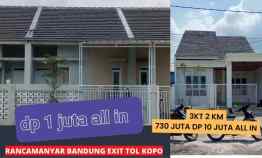 Promo Akhir Taun Dp 1 juta all in Rumah Minimalis Terusan Cibaduyut