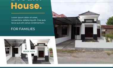 Jual Rumah Siap Huni Limasan 75/110m2 di Klaten Selatan