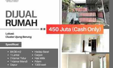 Rumah Murah 400 Jutaan di Cluster Ujungberung CASH ONLY