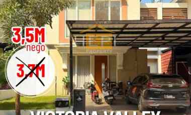 dijual rumah victoria valley citraland