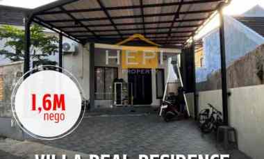 dijual rumah villa real residence
