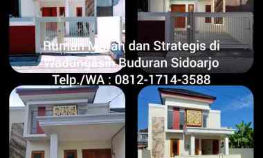 Rumah Dijual Buduran Sidoarjo di Wadungasih, 0812.1714.3588