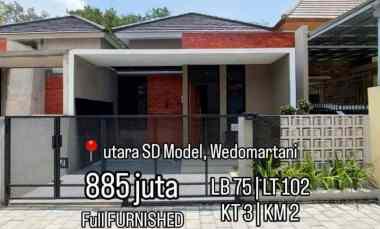 Rumah Full Furnished dekat Sd Model di Wedomartani Ngemplak Sleman