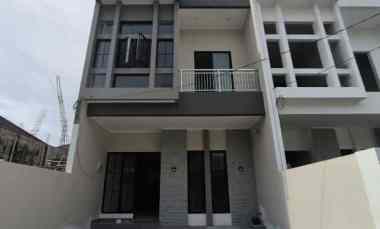 New Gress Minimalis Wisma Mukti Manyar Indah Surabaya 2 Lantai Nego