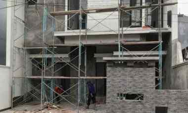 Rumah Gress 2LT Modern Kontemporer Wisma Permai Dgn Lebar 9m