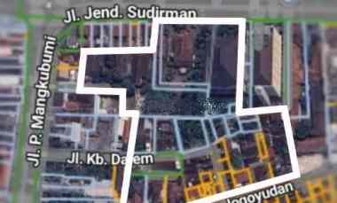 JUAL Tanah Komersial Lokasi Strategis DiPusat Bisnis di Jogja Kota