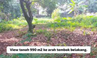 dijual tanah 2 200 m2 di jatiasih kota bekasi