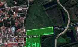 Tanah Dijual di Jl. Raya Setu Bantargebang Kel. Cimuning Kota Bekasi