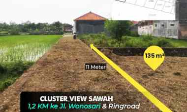 Tanah On Cluster di Baturetno, Banguntapan Jogja 1,2 km ke Ringroad