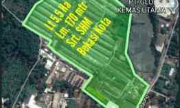 Tanah Dijual di Jl. Raya Setu Bantargebang Cimuning kota Bekasi