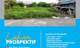 Tanah/lahan Lokasi Pusat Kota Padang Cocok untuk Kos-kosan dan Rumah