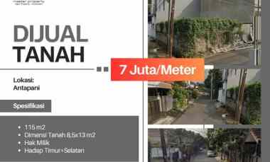 Tanah Dijual di Antapani