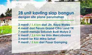 Kavling Pinggir Jalan Aspal dekat Perumahan Ciputra di Kaliberot Seday