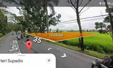 Dijual Tanah di Pinggir Jalan Ayani 2 dekat Parit Bugis Lebar 35 meter