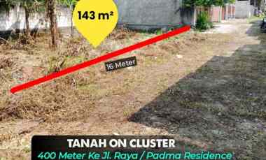 Tanah dalam Cluster di Bangunjiwo 400 Mter ke Jalam Raya Padma Resi