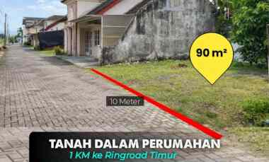 Tanah dalam Perumahan di Baturetno, Banguntapan 1 km ke Ringroad
