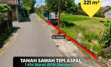 dijual tanah barat bpn sleman