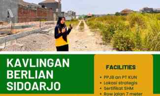 Tanah Dijual di berlian residence 1 keboan anom gedangan sidoarjo