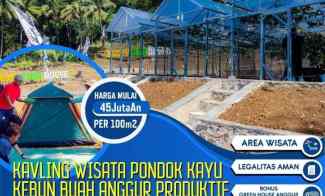 Tanah Kavling Harmoni Farm Kebun Anggur. Pondok Kayu Estetik