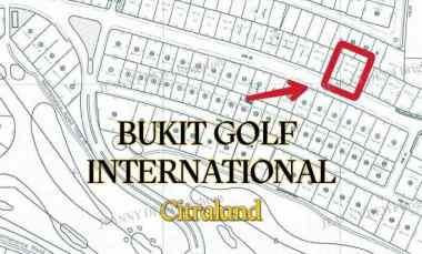 Jual Tanah Bukit GOLF International Citraland, Surabaya Barat