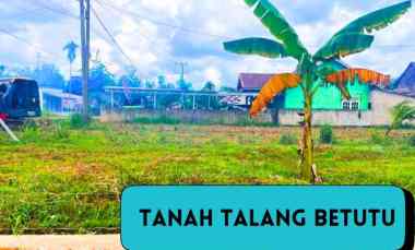 dijual tanah cepat talang betutu harga 90 juta