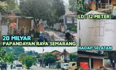 Dijual Tanah dan Bangunan di Papandayan Semarang