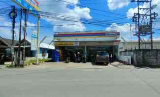 dijual tanah dan bangunan indomaret sako