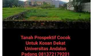 Tanah Prospektif Cocok untuk Kosan dekat Universitas Andalas Padang