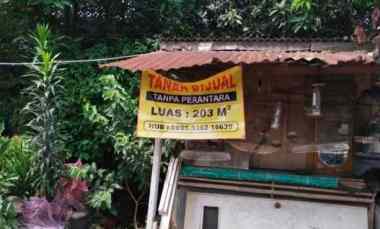 Dijual Tanah 203 M Harga Nego Cihuni Kecamatan Pagedangan Tangerang