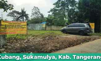 dijual tanah desa kubang sukamulya kab