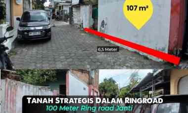 Investasi Tanah dalam Ringroad Jogja dekat Kampus 100 meter Flyover
