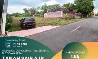 Jual Tanah Murah Siap AJB 9 menit ke Utara Jalan Magelang KM 10