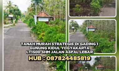 dijual tanah gading 1 playen