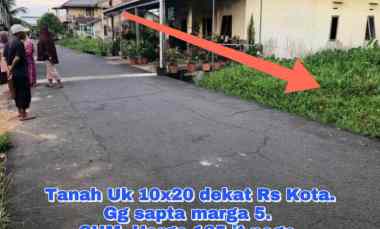 dijual tanah gang saptamarga