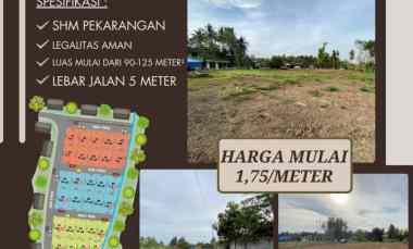 dijual tanah gedongan sumber agung